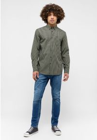 Mustang - MUSTANG CHESTER GINGHAM MĘSKA KOSZULA W KRATĘ KRATA NA GUZIKI ELEGANCKA GREEN CHECK 1015613 12636. Styl: elegancki #3