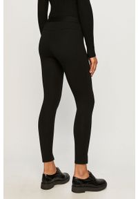Vero Moda - Spodnie. Kolor: czarny. Materiał: nylon, wiskoza, dzianina, elastan. Wzór: gładki #3