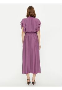 Dixie Sukienka wieczorowa A207J039A Fioletowy Regular Fit. Kolor: fioletowy. Materiał: jedwab, wiskoza. Styl: wizytowy #3