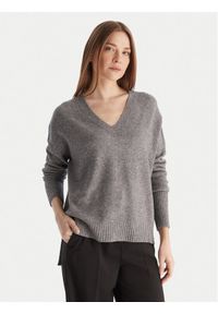 Kontatto Sweter 3M0842C Szary Relaxed Fit. Kolor: szary. Materiał: syntetyk #1