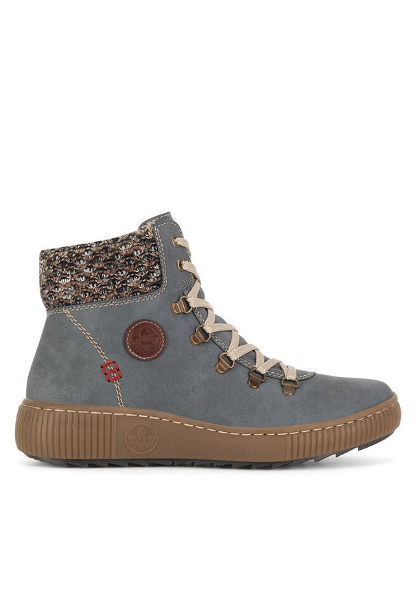 Trzewiki Rieker. Kolor: niebieski