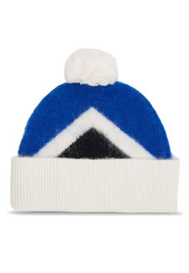 TOMMY HILFIGER - Tommy Hilfiger Czapka Th Evening Pompom Beanie Argyle AW0AW15305 Niebieski. Kolor: niebieski. Materiał: syntetyk