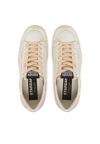 GOLDEN GOOSE Sneakersy Stardan Under Net Star GWF00370.F004736.11547 Écru. Materiał: skóra #4