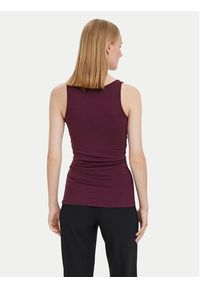 Vero Moda Top Maxi 10185110 Fioletowy Regular Fit. Kolor: fioletowy. Materiał: bawełna #5