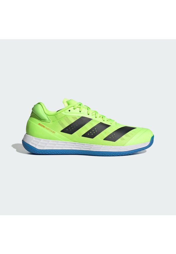 Adidas - Buty halowe dla dorosłych Adizero Fastcourt Shoes. Kolor: biały, czarny, żółty, wielokolorowy