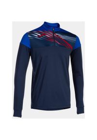 Joma Elite IX męska bluza sportowa Navy-Royal L. Kolor: niebieski. Materiał: poliester, elastan. Sport: bieganie