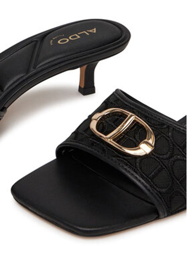 Aldo Klapki Coteazur 17084854 Czarny. Kolor: czarny. Materiał: materiał