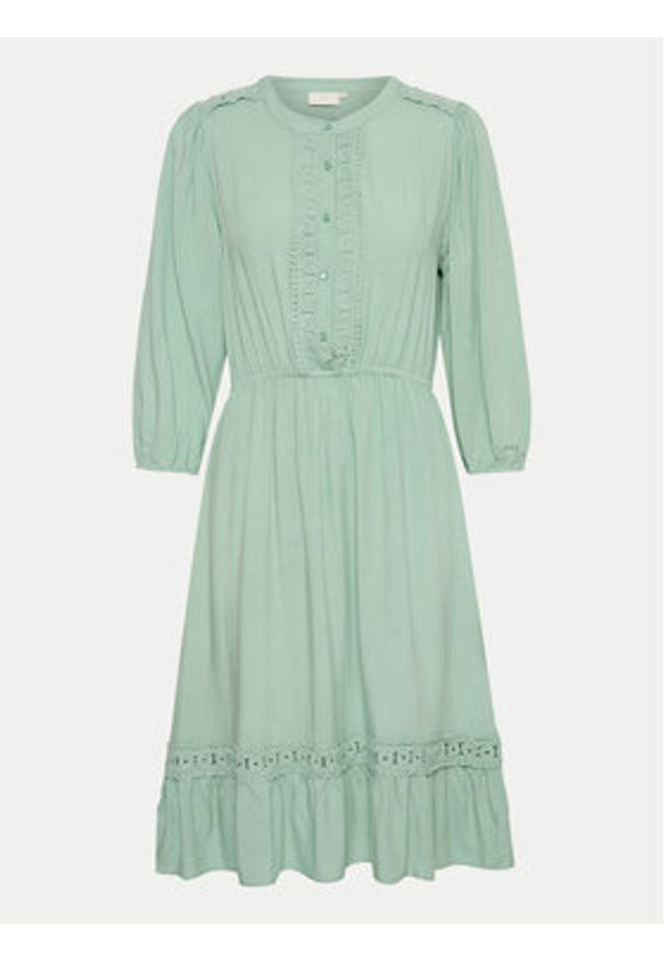 Kaffe Sukienka letnia Freya 10507544 Zielony Regular Fit. Kolor: zielony. Materiał: wiskoza. Sezon: lato