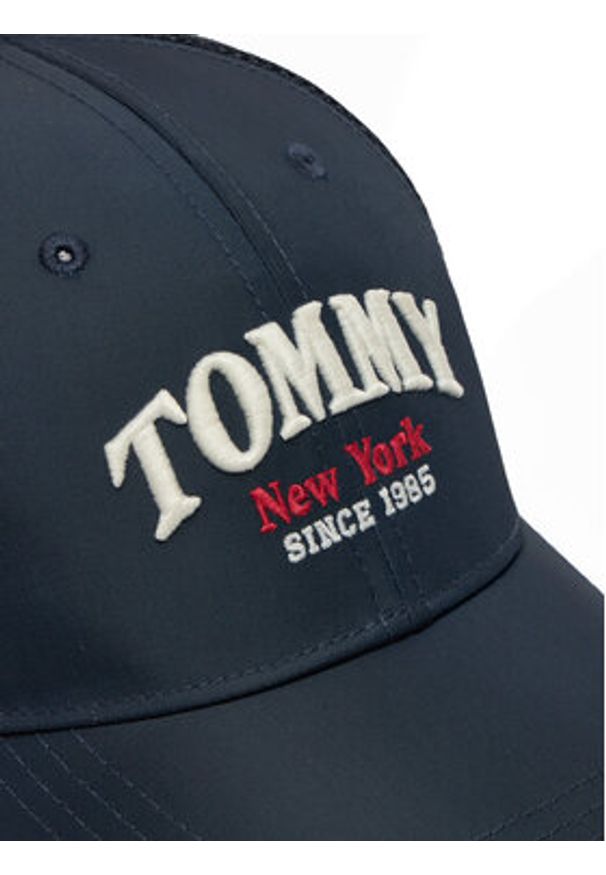 TOMMY HILFIGER - Tommy Hilfiger Czapka z daszkiem Varsity AU0AU01953 Granatowy. Kolor: niebieski. Materiał: materiał, poliester