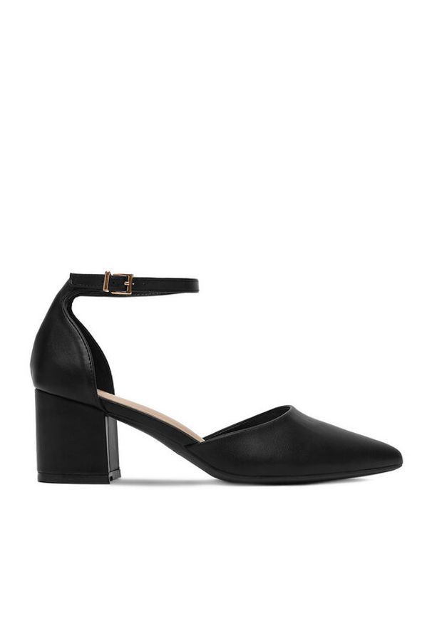 Jenny - JENNY Czółenka CEO-ANGEL WS210702-10 Czarny. Kolor: czarny. Materiał: materiał