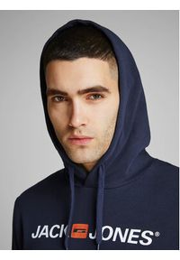 Jack & Jones - Jack&Jones Bluza Corp Old Logo 12137054 Granatowy Regular Fit. Kolor: niebieski. Materiał: bawełna, syntetyk #5