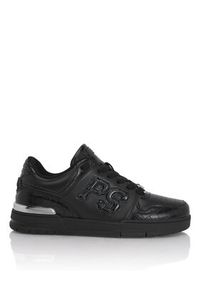 Plein Sport Sneakersy SAFS USC0934 SLE004N Czarny. Kolor: czarny. Materiał: materiał #3