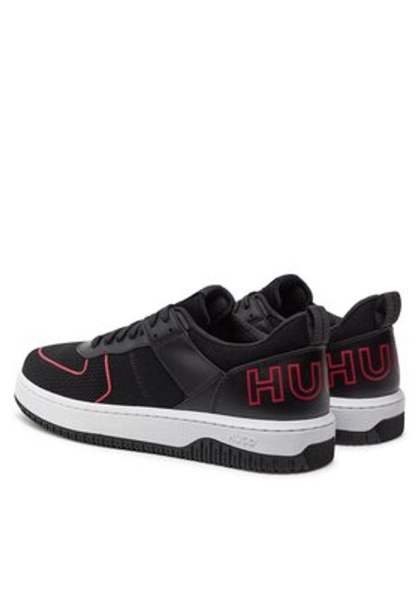 Hugo Sneakersy Kilian Tenn Knpu 50516952 Czarny. Kolor: czarny. Materiał: materiał