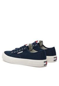 Tommy Jeans Tenisówki Tjm Lace Up Canvas Color EM0EM01365 Granatowy. Kolor: niebieski. Materiał: materiał #4