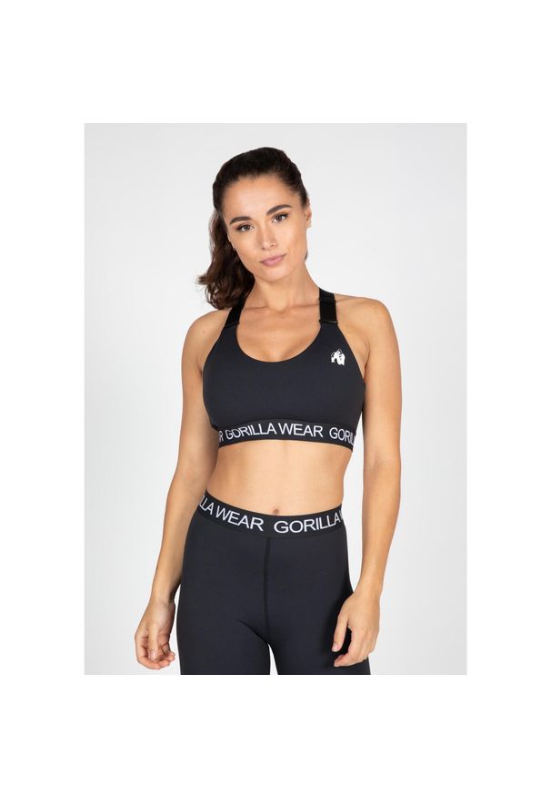 GORILLA WEAR - Stanik fitenss cardio Gorilla Wear Colby Sports Bra. Kolor: czarny