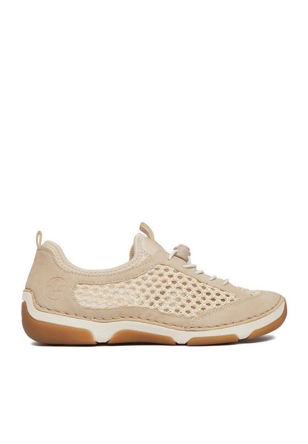 Rieker Półbuty CEO-55960-60 Beżowy. Kolor: beżowy. Materiał: skóra