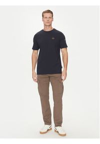 Napapijri T-Shirt S-Badge NP0A4I3N Granatowy Regular Fit. Kolor: niebieski. Materiał: bawełna #2