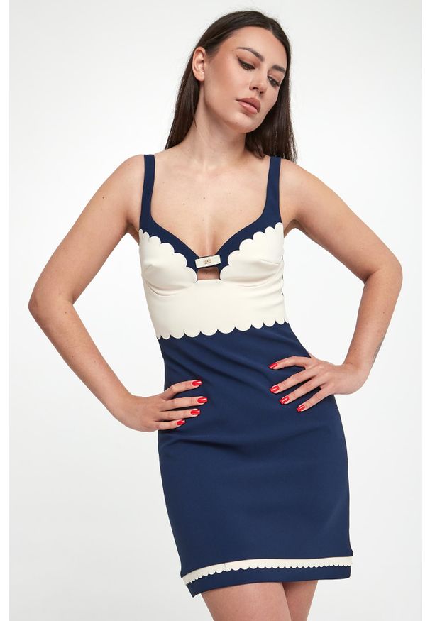 Elisabetta Franchi - Sukienka mini ELISABETTA FRANCHI. Długość: mini