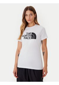 The North Face T-Shirt Easy NF0A8A6D Biały Regular Fit. Kolor: biały. Materiał: bawełna