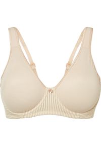bonprix - Biustonosz minimizer z wyściełanymi ramiączkami. Kolor: beżowy #1