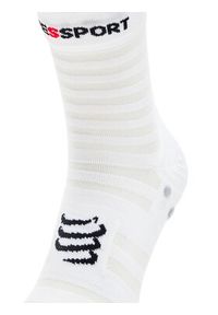 Compressport Skarpety wysokie unisex Pro Racing Socks V4.0 Ultralight Run High XU00050B Biały. Kolor: biały. Materiał: poliamid, materiał. Sport: bieganie #2