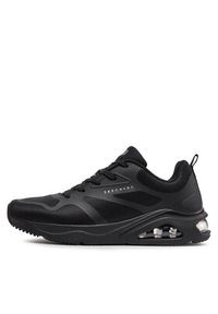 skechers - Skechers Sneakersy Tres-Air Uno-Revolution-Airy 183070/BBK Czarny. Kolor: czarny. Materiał: materiał