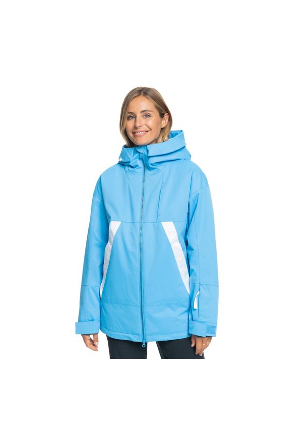 Roxy - Kurtka snowboardowa damska ROXY Chloe Kim. Kolor: niebieski. Sezon: zima. Sport: snowboard