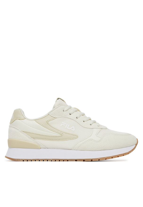 Sneakersy Fila. Kolor: beżowy. Sport: bieganie