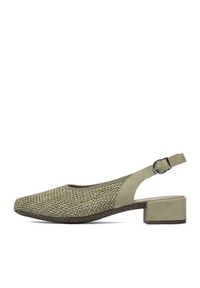 Rieker Czółenka CEO-47060-52 Zielony jasny. Kolor: zielony. Materiał: materiał #7