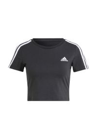 Adidas - Koszulka Essentials 3-Stripes. Kolor: wielokolorowy, biały, czarny. Sport: fitness #2