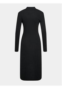 Brave Soul Sukienka codzienna LDRJ-149NOYA Czarny Regular Fit. Okazja: na co dzień. Kolor: czarny. Materiał: bawełna. Typ sukienki: proste. Styl: casual #2