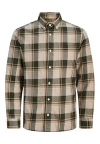 Jack & Jones Koszula Blubrook 12282354 Beżowy Regular Fit. Kolor: beżowy. Materiał: bawełna #3