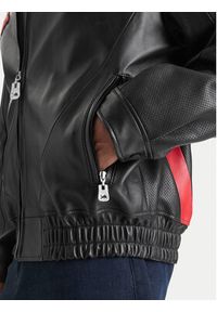 Hugo - HUGO Kurtka skórzana Lugor 50559737 Czarny Regular Fit. Kolor: czarny. Materiał: skóra #7