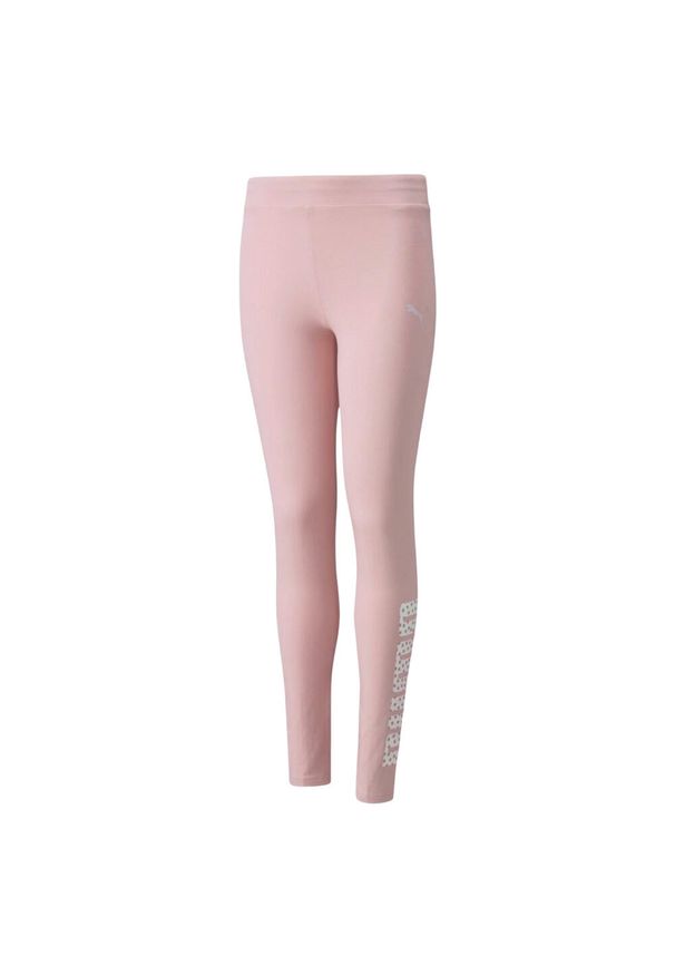 Puma - Legginsy Dla Dziewczynki Alpha. Kolor: różowy