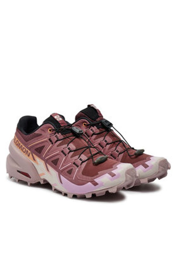 salomon - Salomon Buty do biegania Speedcross 6 L47581800 Fioletowy. Kolor: fioletowy. Materiał: materiał. Model: Salomon Speedcross