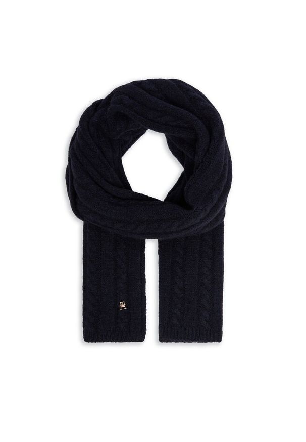 TOMMY HILFIGER - Szalik Tommy Hilfiger. Kolor: niebieski