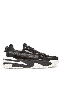 Versace Jeans Couture Sneakersy 78YA3SI8 Czarny. Kolor: czarny. Materiał: skóra