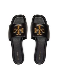 Tory Burch Klapki Eleanor 157966 Czarny. Kolor: czarny. Materiał: skóra #6
