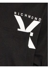 Richmond X T-Shirt Aubry UMP24048TS Czarny Regular Fit. Kolor: czarny. Materiał: bawełna #3