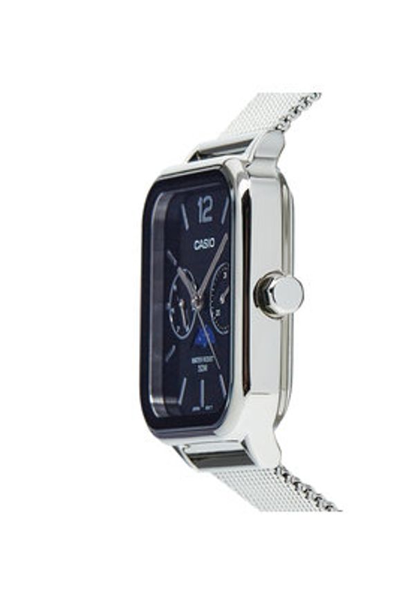 Casio Zegarek Classic MTP-M305M-1AVER Srebrny. Kolor: srebrny