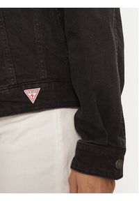 Guess Jeans Kurtka jeansowa W4BN56 D5E83 Czarny Relaxed Fit. Kolor: czarny. Materiał: bawełna #4