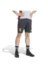 Adidas - Spodenki treningowe Benfica Lisbonne Tiro 2024/25. Kolor: szary. Materiał: materiał. Sport: piłka nożna #2