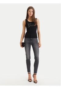 Guess Top W6GP22 K2954 Czarny Regular Fit. Kolor: czarny. Materiał: syntetyk #3