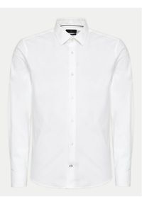 JOOP! Koszula 152Pit 30041236 Biały Slim Fit. Kolor: biały. Materiał: bawełna