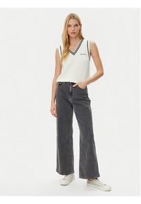 Guess Jeans Sweter W5GR02 Z3HM1 Écru Regular Fit. Materiał: bawełna #4