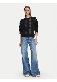 Guess Sweter W6YR21 Z0965 Czarny Regular Fit. Kolor: czarny. Materiał: syntetyk #4