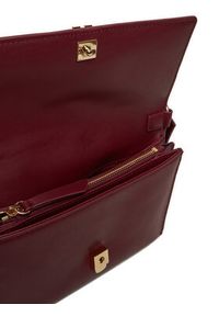 TOMMY HILFIGER - Tommy Hilfiger Torebka AW0AW16893 Bordowy. Kolor: czerwony. Materiał: skórzane #6