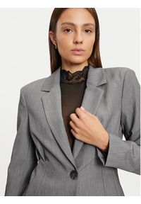 Vero Moda Marynarka Vika 10323449 Szary Slim Fit. Kolor: szary. Materiał: syntetyk #5