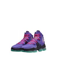 Buty koszykarskie męskie Nike Lebron Xix. Zapięcie: sznurówki. Kolor: fioletowy. Materiał: guma, materiał, syntetyk. Szerokość cholewki: normalna