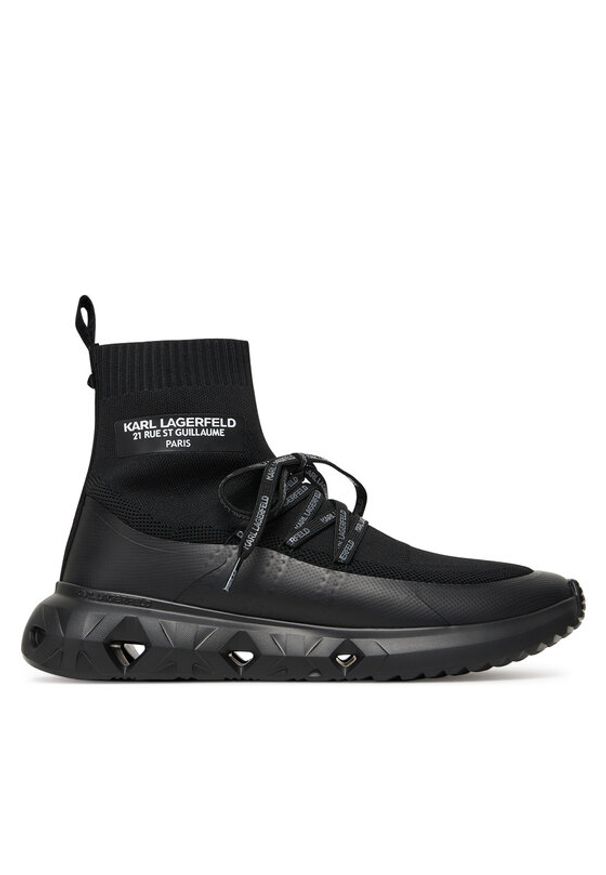 Karl Lagerfeld - KARL LAGERFELD Sneakersy K/Kite Run KL54645 Czarny. Kolor: czarny. Materiał: syntetyk. Sport: bieganie